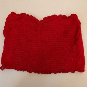 Urban Outfitters Ruffled Tube Top